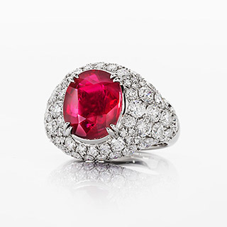GRS Unheated Pigeon Blood Mozambique Ruby｜GRS ノーヒート ピジョンブラッド モザンビーク ルビー 6.02ct 70858